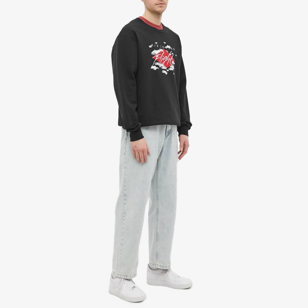 Air Jordan Flight Retro Crew Sweat 'Black' DH9035-010