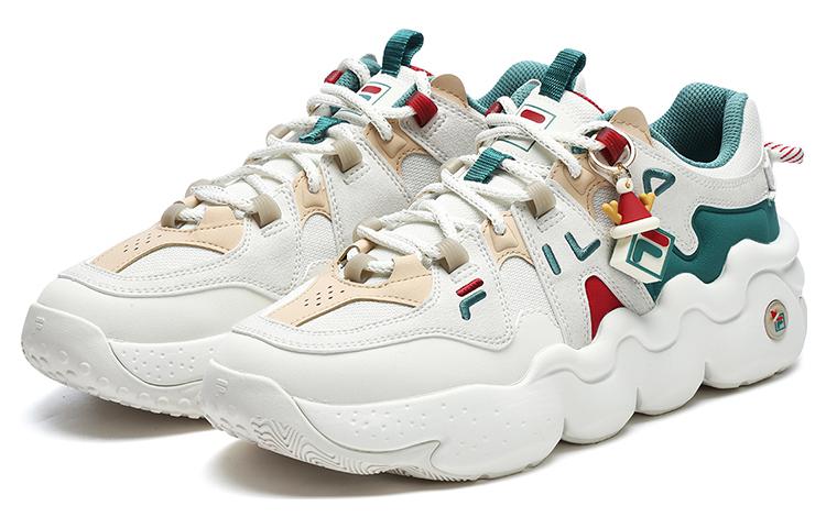 (WMNS) FILA Panini Xmas Shoes 'White Green' F12W312113FSL