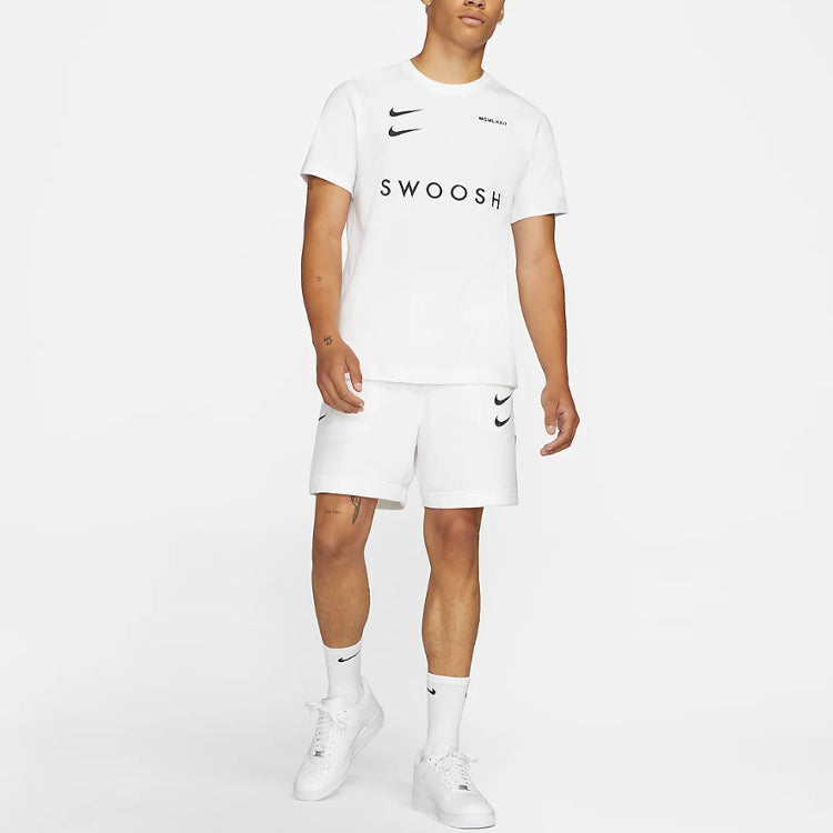 Nike Round Neck Casual Sports Short Sleeve White DH0029-100