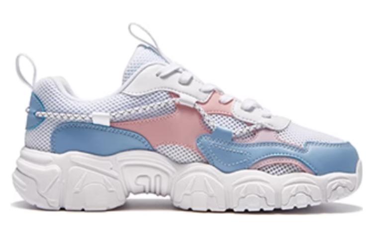 (GS) FILA Fluid Low-Top Sport Shoes 'White Blue Pink' K15G321131FWB