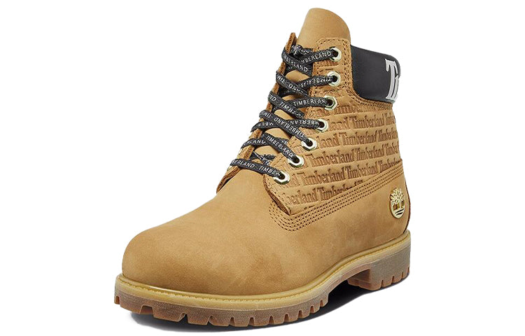 Timberland 6-Inch Premium Logo Wide-Fit Boots 'Wheat Nubuck' A1TUU