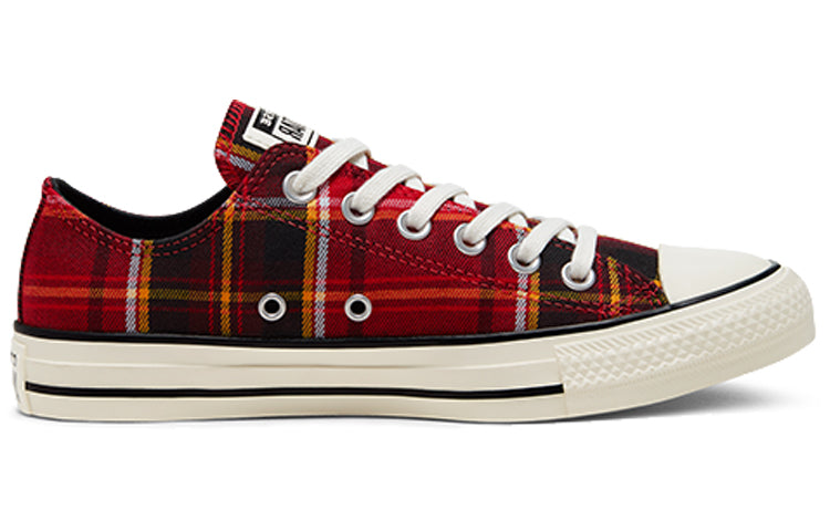 (WMNS) Converse Chuck Taylor All Star Red Plaid Sneakers 'Red Black' 568926C