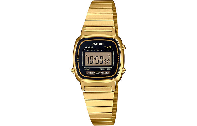 CASIO Waterproof Quartz Gold Digital LA670WGA-1D