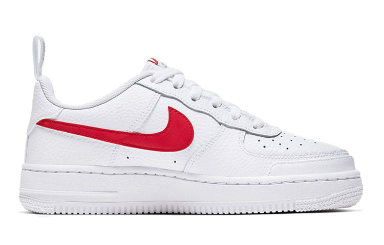 (GS) Nike Air Force 1 'White University Red Swoosh' CZ4203-100