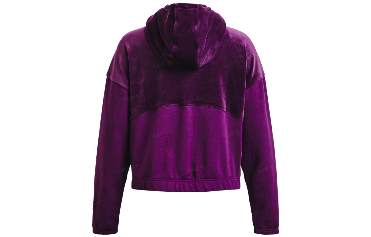(WMNS) Under Armour Journey Fleece Hoodie 'Purple' 1373975-514