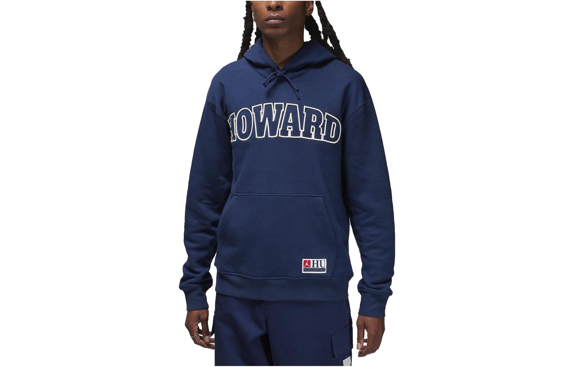 Air Jordan x Howard University Pullover Hoodie 'Navy' FJ9323-419
