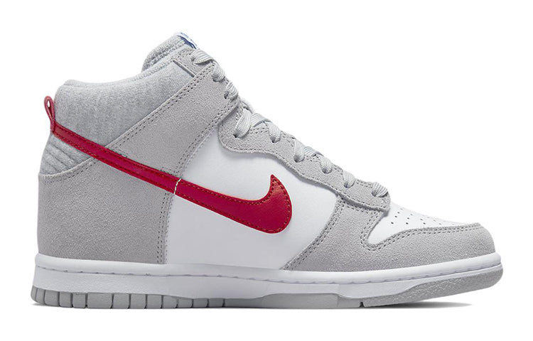 (GS) Nike Dunk High SE 'Athletic Club - Light Smoke Grey Gym Red' DH9750-001