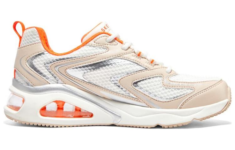 (WMNS) Skechers Tres Air Terti Airy 'White Beige Orange' 177426-NTOR