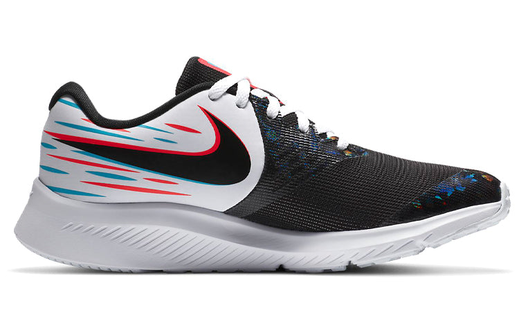 (GS) Nike Star Runner 2 Light 'Black White Red' CN7830-100