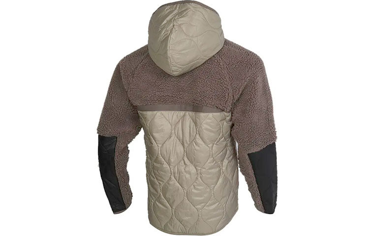 Nike Sportswear Hooded Fleece Jacket Men Brown Camel CU4447-040