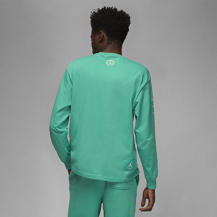 Air Jordan Long-Sleeve Tee x Union 'Kinetic Green' DV7342-370