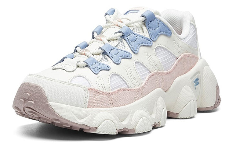 (WMNS) FILA Jagger Vintage Sneakers White/Pink/Blue F12W031402FSV