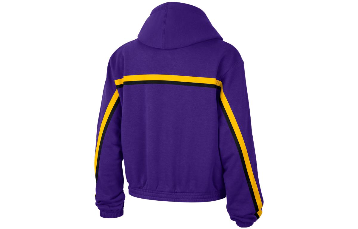 (WMNS) Air Jordan x Los Angeles Lakers Courtside Statement Edition Pullover Hoodie 'Purple' DR2525-504