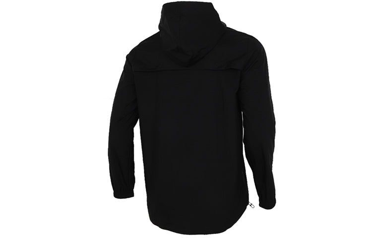 adidas Sports Running Training Woven Hooded Jacket Men Black GK9370