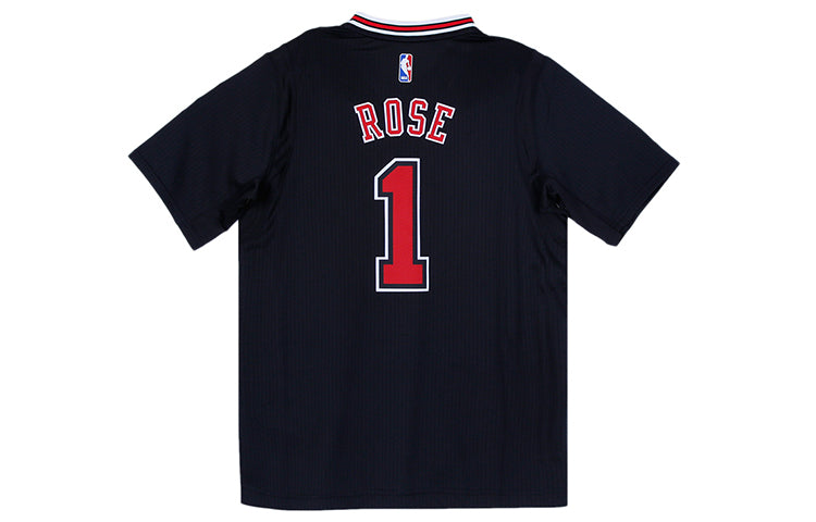 adidas Men Basketball NBA Chicago Bulls Derrick Rose Int Swingman 'Black Red' A58658