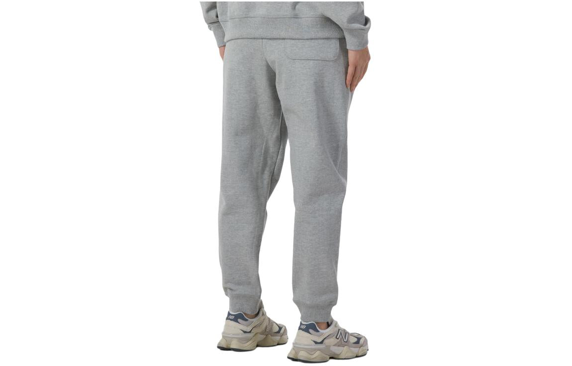 (WMNS) New Balance Wordmark Logo Jogging Pants 'Grey' AWP41310-GHM