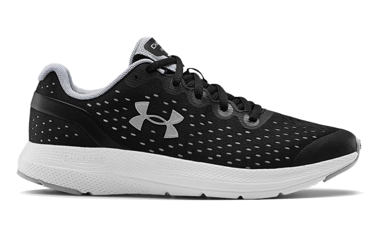 (GS) Under Armour Charged Impulse Sports Shoes Black/White 3022940-001