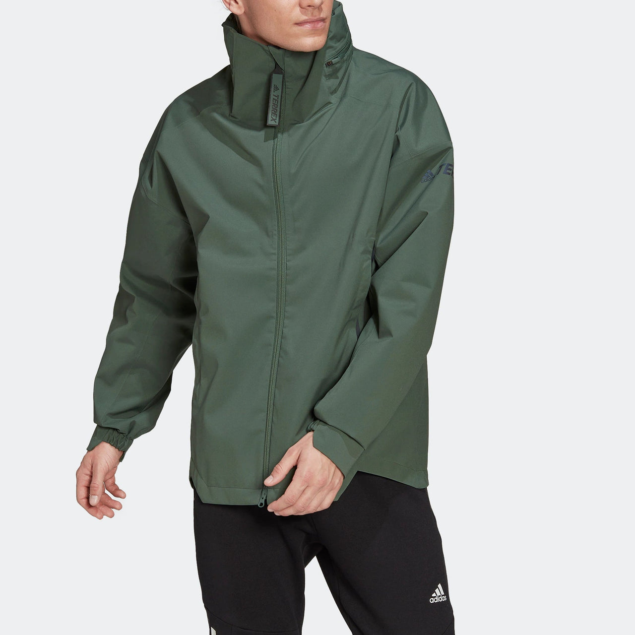 adidas Terrex C Myshelter R.r Jacket 'Olive Green' HG6028