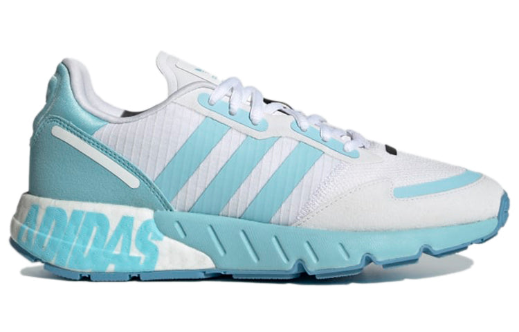 (WMNS) adidas ZX 1K Boost 'Bold Logo Graphic - Hazy Sky' FX6864