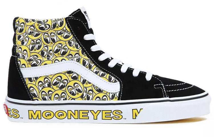 Vans Mooneyes x SK8-HI 'Black Yellow' VN0A5JMJY23