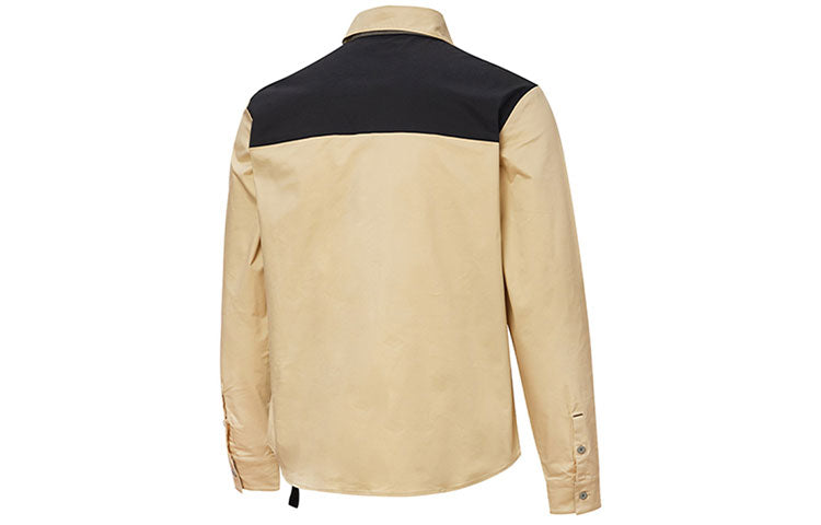 PUMA Outdoor Logo Shirt 'Beige Black Brown' 532188-12