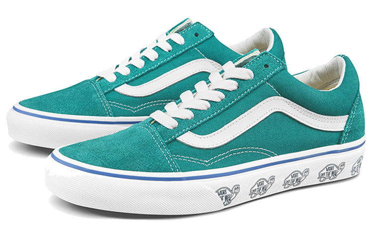 Vans Sidewall Print Old Skool Blue VN0A3WKT4RT