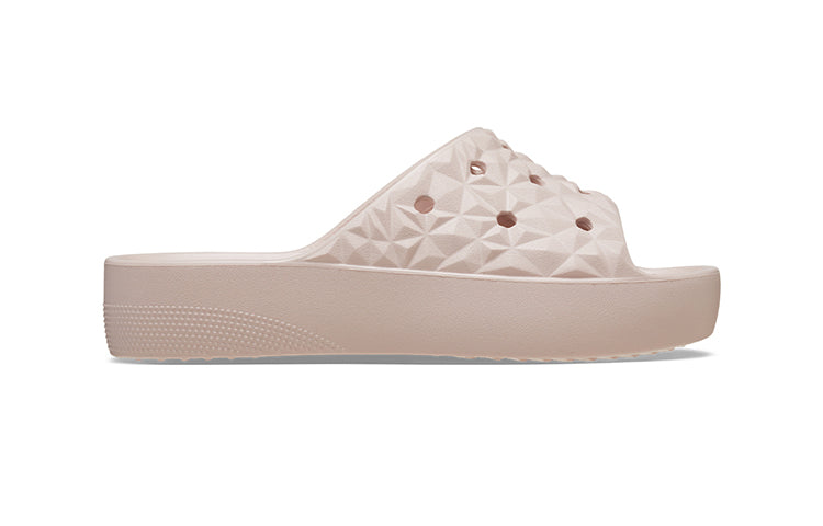 (WMNS) Crocs Classic Platform Slides 'Pink' 209564-6UR