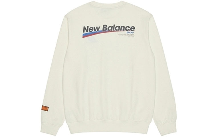 New Balance Unisex Round-neck Sweatshirt Ivory NCA34033-IV