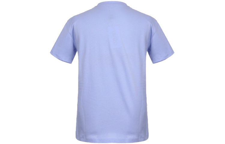 KENZO Cotton Round Neck Short Sleeve Purple FA52TS955937-65