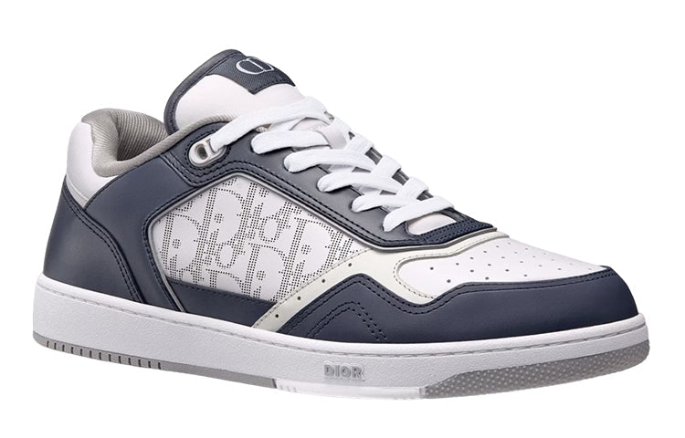 DIOR B27 Low-Top Sneaker 'Deep Blue and White Smooth Calfskin' 3SN272ZIJ_H820