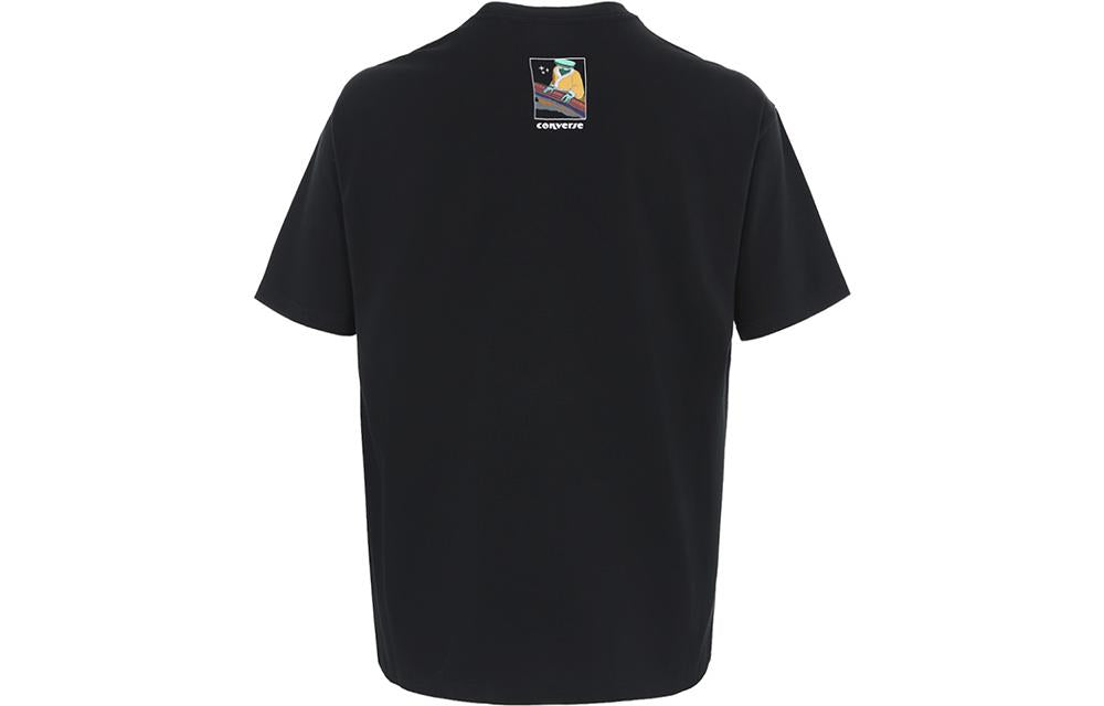 Converse Disk Jockey Logo T-Shirt 'Black' 10024875-A03