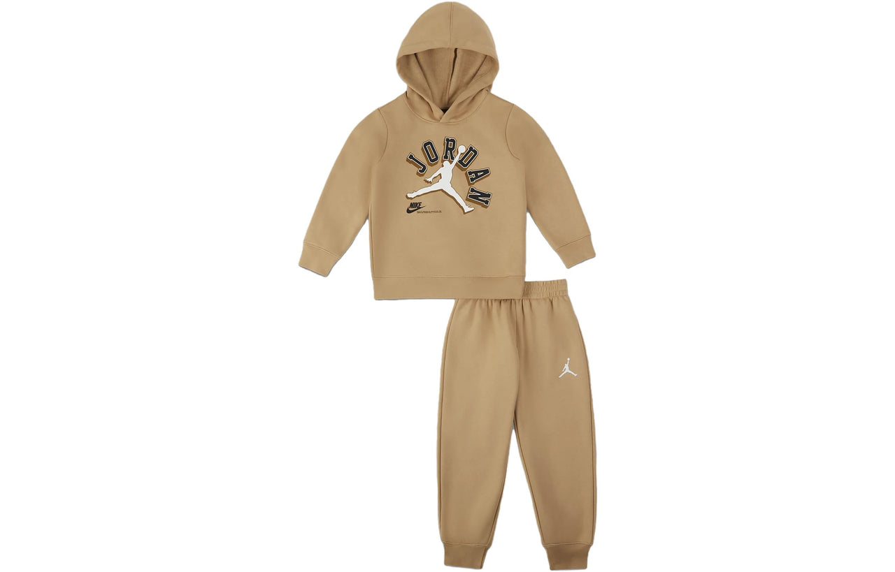 (TD) Air Jordan 23 Jumpman Fleece Hoodie Pants Set 'Yellow' FZ1779-200