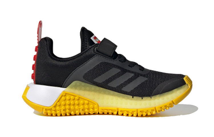 (PS) adidas LEGO x Sport Little Kid 'Black Yellow' FX2869