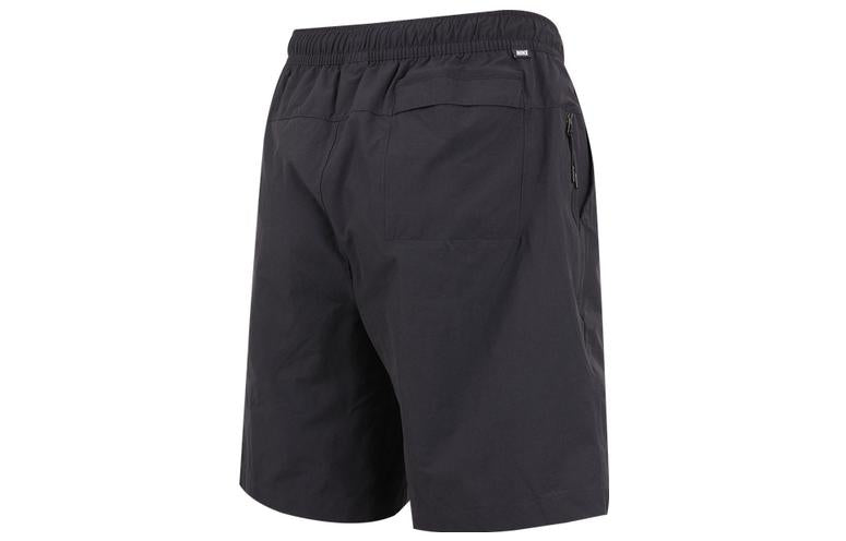 Men's Nike Woven Solid Color Logo Sports Shorts Black DM6616-010