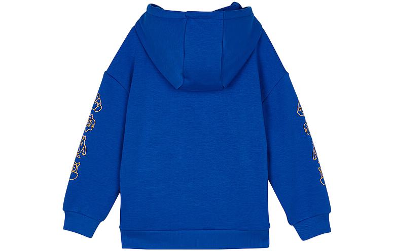 (GS) Skechers Logo Printed Hoodie 'Blue Yellow' L423K111-007G