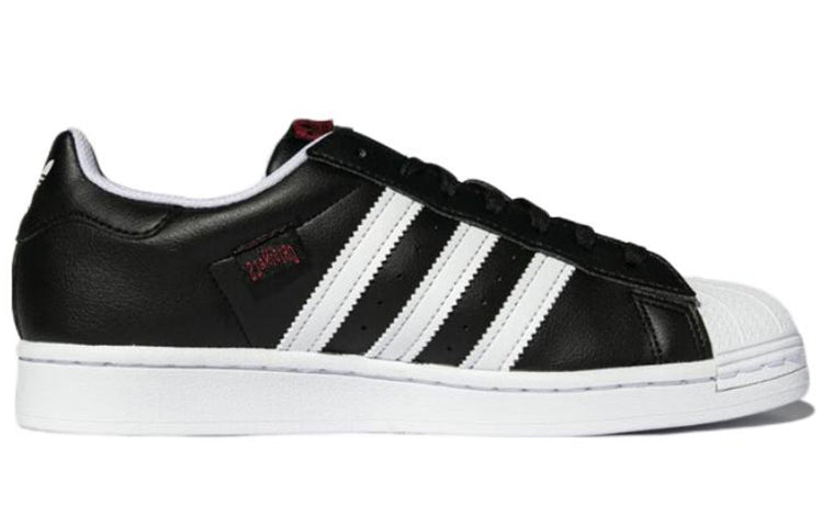 adidas originals Superstar 'Black White Red' HQ6456