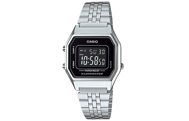 Casio Standard Classic Retro Digital Watch 'Silver Black' LA680WA-1B