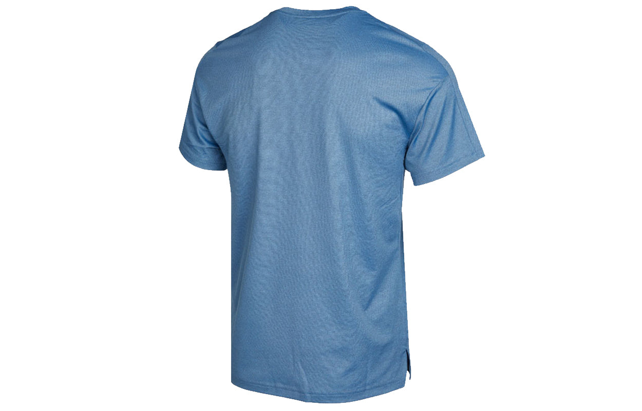 Men's Nike Logo Printing Round Neck Sports Short Sleeve Sky Blue T-Shirt CZ2585-437