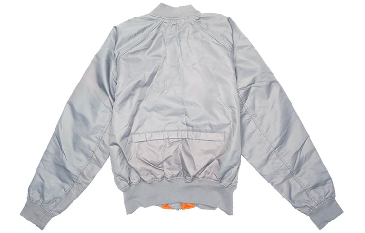 Men's Fear of God aviator Jacket Silver FOG-FW19-117