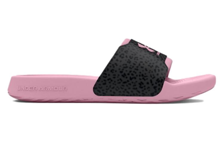 (WMNS) Under Armour Ignite Select Graphic Slide 'Pink Leopard' 3027223-603