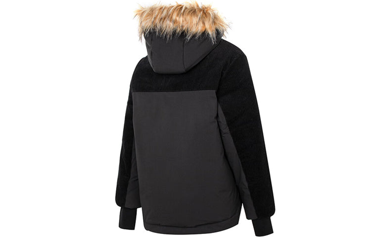 (WMNS) New Balance Winter Windproof Coat 'Black Brown' AWJ24306-BK