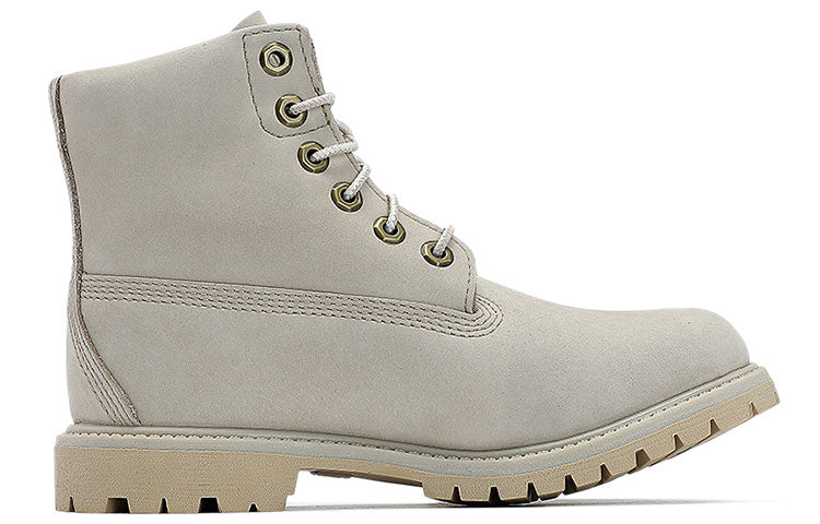 (WMNS) Timberland Paninara Collarless 6 Inch Waterproof Boots 'Light Grey Nubuck' A2M2S071