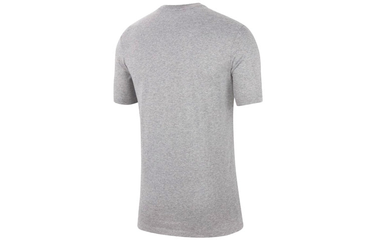 Air Jordan Printing Casual Sports Round Neck Short Sleeve Gray CU9570-091