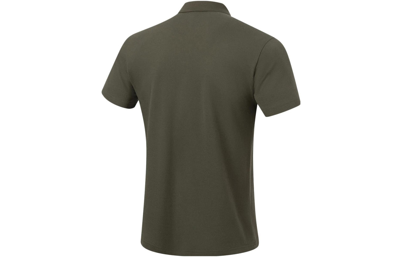 Li-Ning Logo Training Polo Shirt 'Army Green' APLT029-3