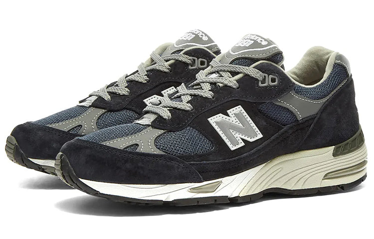 (WMNS) New Balance 991 'Grey Navy Black' W991NV