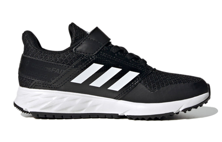 (GS) adidas FortaFaito EL J 'Black White' FX0940