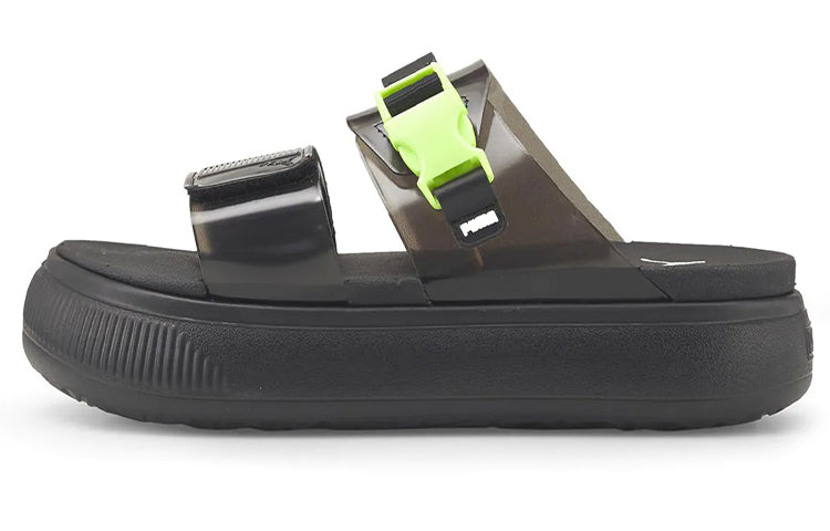 (WMNS) PUMA Suede Mayu Pop Sandal 'Black Fizzy Light' 384433-01