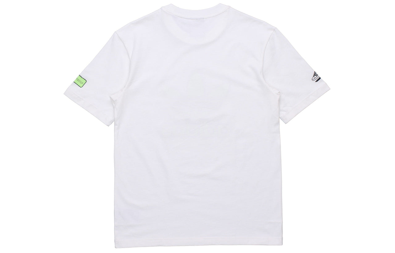 adidas originals Cotton Round Neck Short Sleeve White GR9955