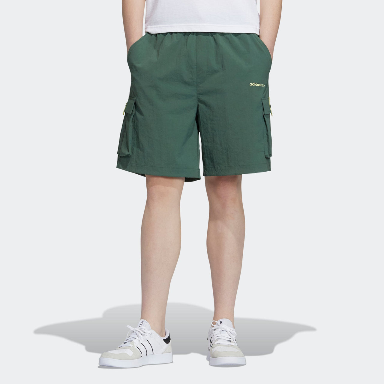 adidas neo M Sw Wvn Ut Sh Pocket Sports Short Pant Male Green H45166