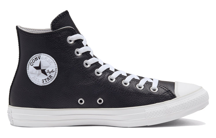 Converse Seasonal Color Leather Chuck Taylor All Star 'Black White' 166730C